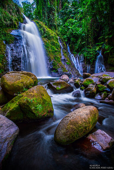 Pozo Azul waterfalls