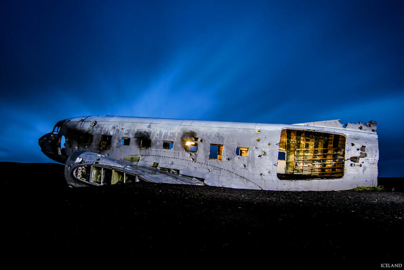 Sólheimasandur sand beach